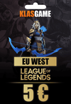 LoL Eu West 5 Euro Gift Card